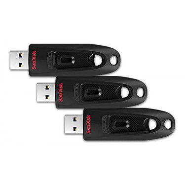 SanDisk 32GB 3-Pack Ultra USB 3.0 Flash Drive 32GB  Pack of 3  - SDCZ48-032G-GAM46T