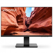 KOORUI 24 Inch Computer Monitor Full HD 1920 x 1080p VA Display 75Hz 3000:1 Contrast Ratio with HDMI, VGA, Frameless, 75 x 75