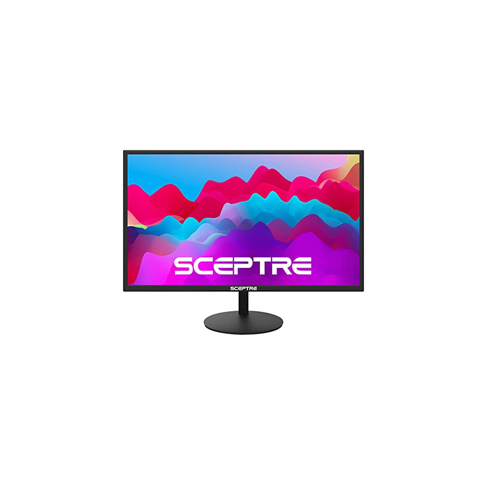 Sceptre 27-Inch FHD LED Gaming Monitor 75Hz 2X HDMI VGA Build-in Speakers, Ultra Slim Metal Black