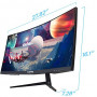 Sceptre 30-inch Curved Gaming Monitor 21:9 2560x1080 Ultra Wide/ Slim HDMI DisplayPort up to 200Hz Build-in Speakers, Metal B