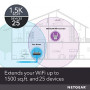 NETGEAR Wi-Fi Range Extender EX6120 - Coverage Up to 1500 Sq Ft and 25 Devices with AC1200 Dual Band Wireless Signal Booster 