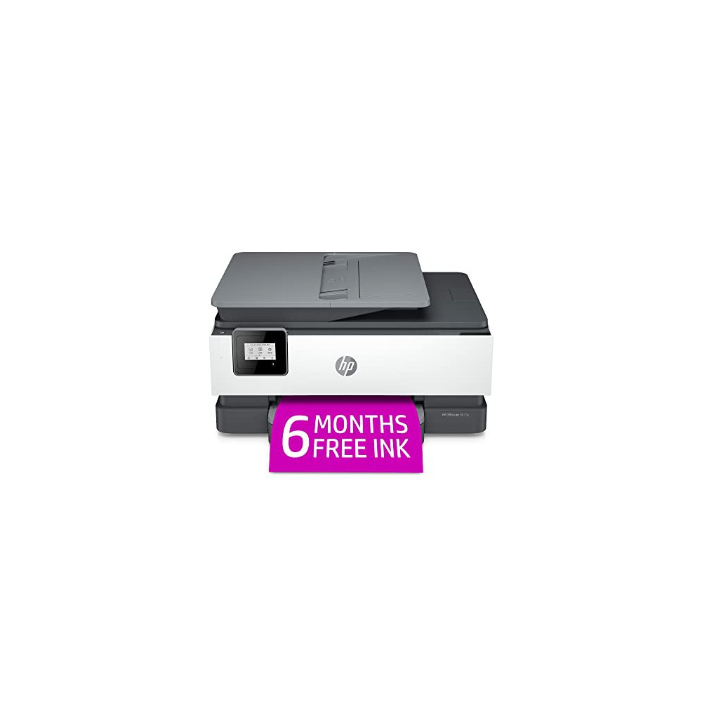 HP OfficeJet 8015e Wireless Color All-in-One Printer with 6 Months Free Ink with HP+ 228F5A 