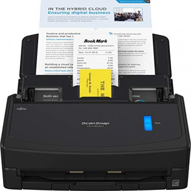 Fujitsu ScanSnap iX1400 Simple One-touch Button Document Scanner for Mac or PC, Black