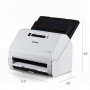 Canon imageFORMULA R40 Office Document Scanner For PC and Mac, Color Duplex Scanning, Easy Setup For Office Or Home Use, Incl