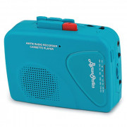ByronStatics Portable Cassette Players Recorders FM AM Radio Walkman Tape Player Built In Mic External Speakers Manual Record