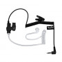 MaximalPower RHF 617-1N 3.5mm RECEIVER/LISTEN ONLY Surveillance Headset Earpiece with Clear Acoustic Coil Tube Earbud Audio K