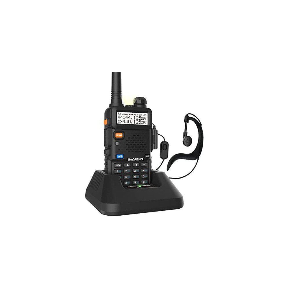 BAOFENG UV-5R Dual Band Two Way Radio  Black , 144-148MHz & 420-450MHz