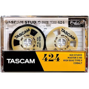 Tascam Master 424 High Bias Type II Cobalt Studio Cassette, Multi  MASTR CAS 