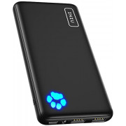 INIU Portable Charger, USB C Slimmest Triple 3A High-Speed 10000mAh Phone Power Bank, Flashlight External Battery Pack Compat