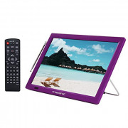 Trexonic Portable Rechargeable 14 Inch LED TV with HDMI, SD/MMC, USB, VGA, AV in/Out and Built-in Digital Tuner