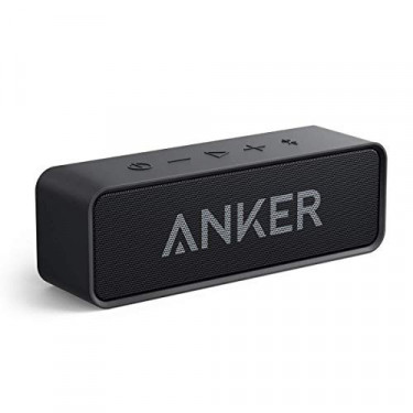 Upgraded, Anker Soundcore Bluetooth Speaker with IPX5 Waterproof, Stereo Sound, 24H Playtime, Portable Wireless Speaker for i