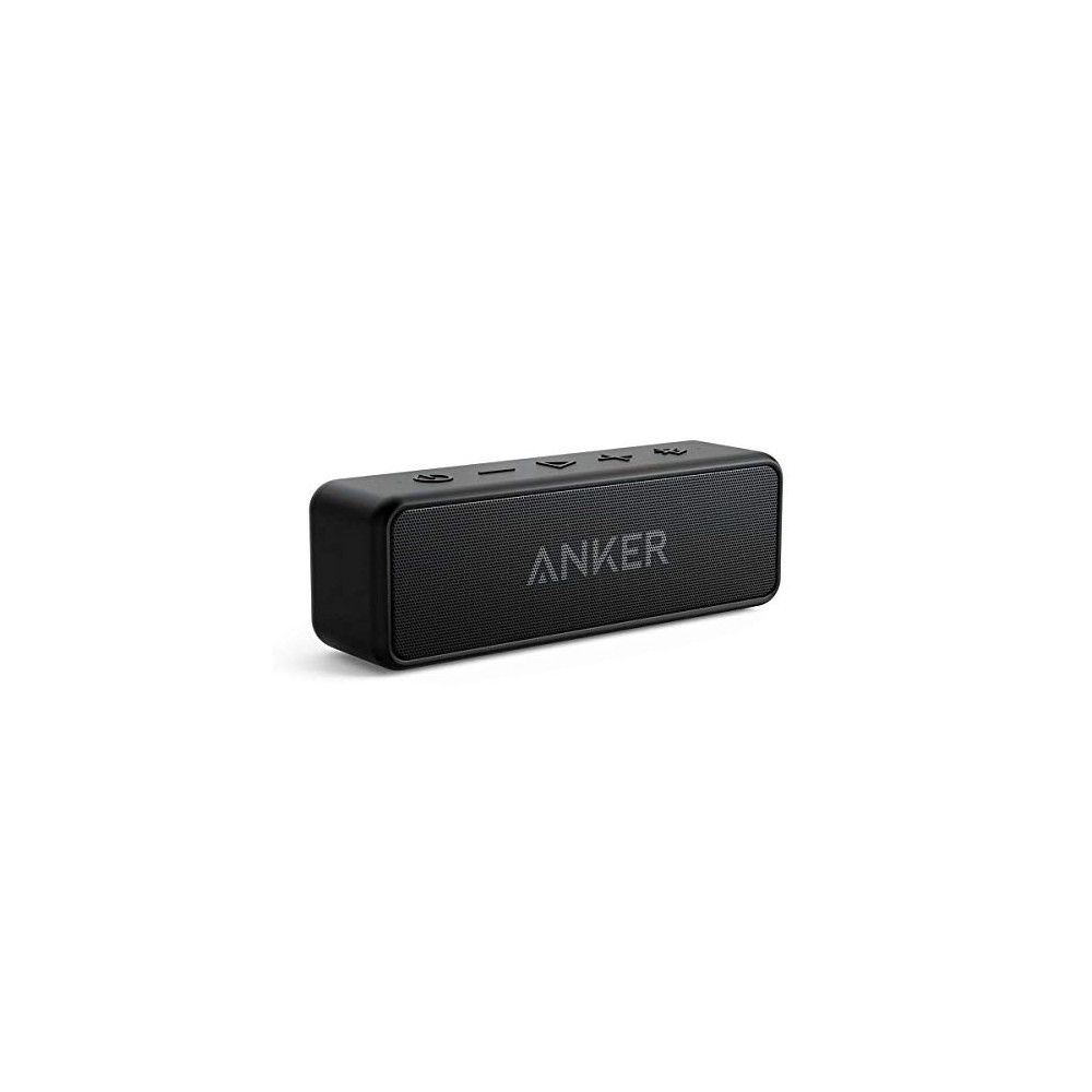 Anker Soundcore 2 Portable Bluetooth Speaker with 12W Stereo Sound, Bluetooth 5, Bassup, IPX7 Waterproof, 24-Hour Playtime, W