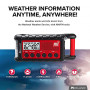 Midland - ER310, Emergency Crank Weather AM/FM Radio - Multiple Power Sources, SOS Emergency Flashlight, Ultrasonic Dog Whist