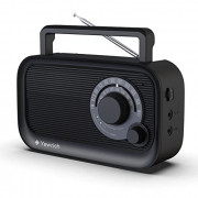 AM FM Radio with Best Reception, Bluetooth Speaker Portable Radio, DSP Plug in Wall Radio Battery Operated or AC Power with H