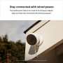 Google Nest Cam Weatherproof Cable for Nest Cam  Battery  Only - Snow - 5m