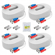 ANNKE Security Camera Cable  4  30M/ 100ft All-in-One BNC Video Power Cables, BNC Extension Wire Cord for CCTV Camera DVR Sec