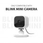 Blink Mini Camera Adhesive Wall Mount Bracket, Strong Adhesive Durable Camera Mount Stand for Blink Mini Indoor Camera, No Dr