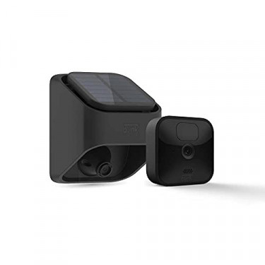 Blink Outdoor + Solar Panel Charging Mount – wireless, HD smart security camera, solar-powered, motion detection – Add-On Cam
