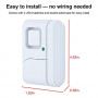 GE Personal Security Window and Door Alarm, 4 Pack, DIY Protection, Burglar Alert, Wireless, Chime/Alarm, Easy Installation, 