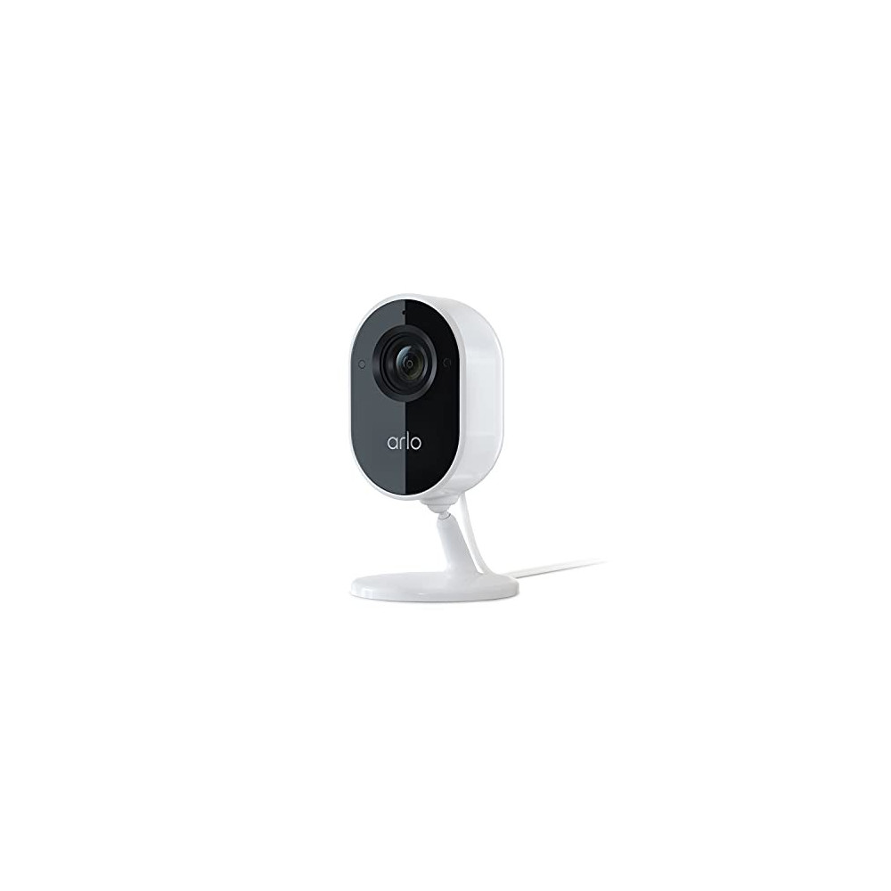 Arlo Essential Indoor Camera - 1080p Video with Privacy Shield, Plug-in, Night Vision, 2-Way Audio, Siren, Direct to WiFi No 