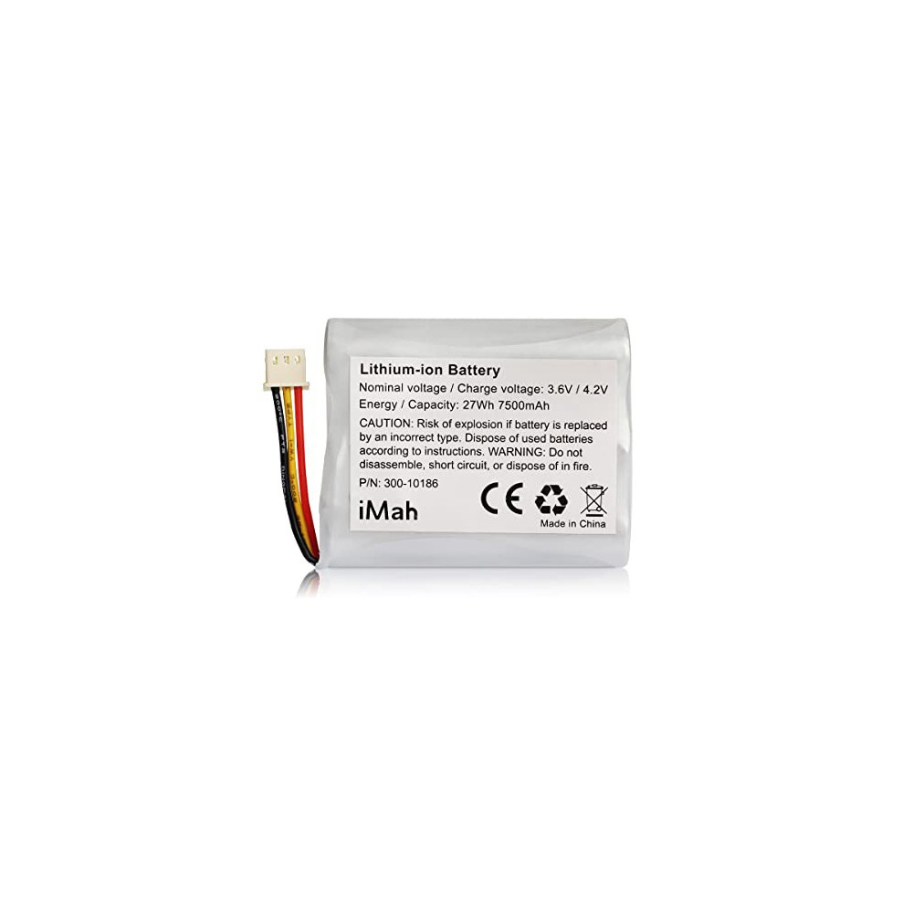 iMah Replacement Battery 300-10186 for ADT Command Smart Security Panel | 3.6V 27Wh