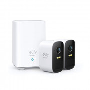eufy security, eufyCam 2C 2-Cam Kit, Security Camera Outdoor, Wireless Home Security System with 180-Day Battery Life, HomeKi