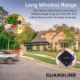 Guardline 1/4 Mile Range Wireless Driveway Alarm [1 Motion Detector Alarm Sensor & 1 Receiver] Weatherproof Outdoor Security 