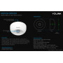 YoLink Motion Sensor, 1/4 Mile Long Range Smart Home Indoor Wireless Motion Detector Sensor Works with Alexa, IFTTT, and Home