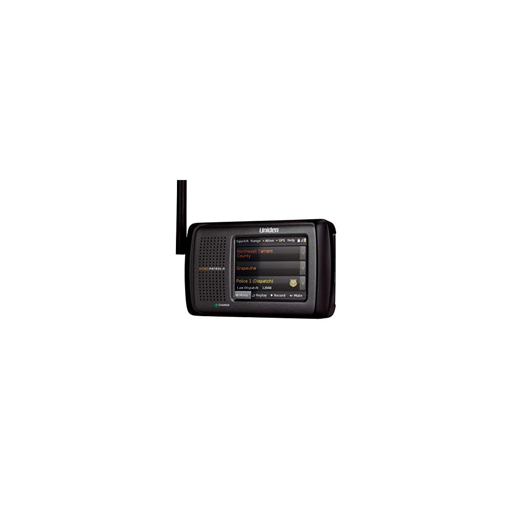 Uniden HomePatrol-2 Color Touchscreen Simple Program Digital Scanner, TrunkTracker V and S,A,M,E, Emergency/Weather Alert, AP