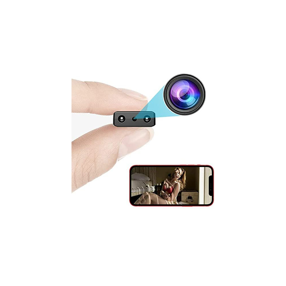 Small Wireless WiFi Camera Hidden Spy Security Cameras,Mini Nanny Cam Smart Home Cams Pet Dog Camera Indoor Outdoor Baby Came