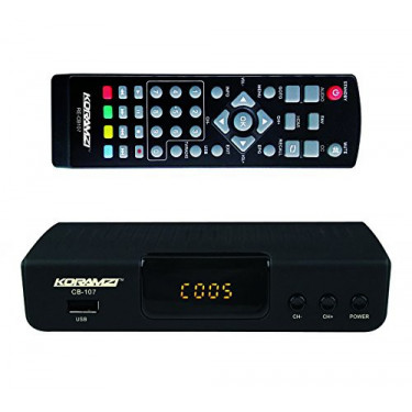 KORAMZI HDTV Digital TV Converter Box ATSC with USB Input for Recording and Media Player CB-107