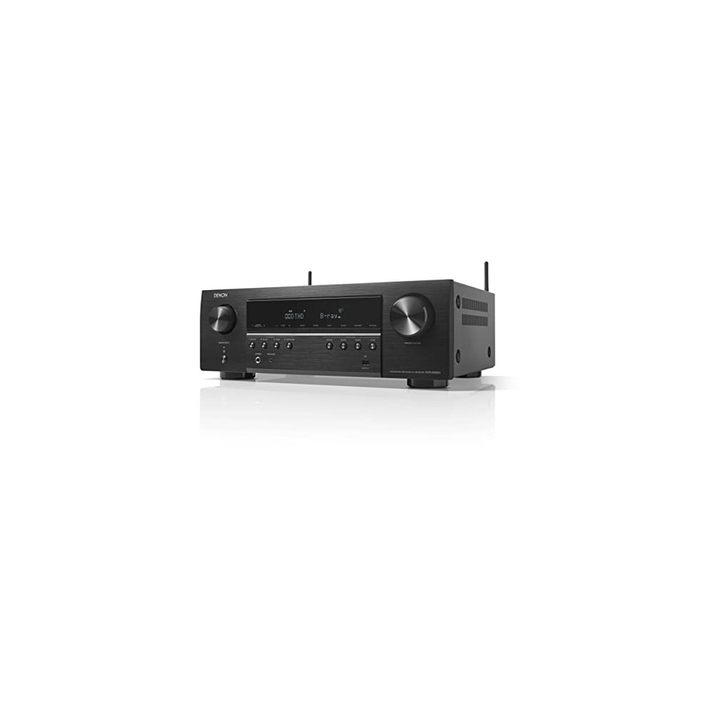 Denon AVR-S660H 5.2 Ch AVR - 75 W/Ch  2021 Model , Advanced 8K Upscaling, 3D Audio - Dolby TrueHD, DTS:HD Master & More, Wire