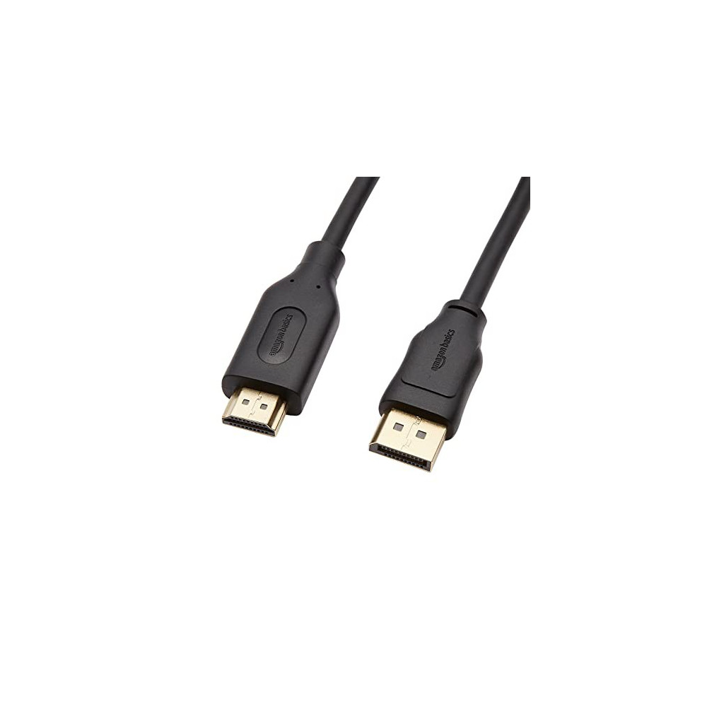 Amazon Basics Uni-Directional DisplayPort to HDMI Display Cable 4K@30Hz - 6 Feet