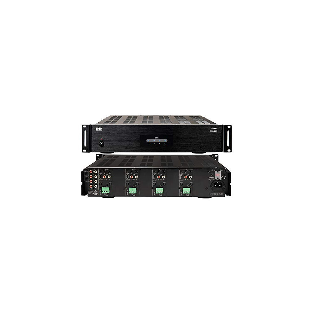 OSD Audio 4 Zone 8-Channel Digital Amplifier, 80W/Channel, Distributed Audio & Home Theater - MX880