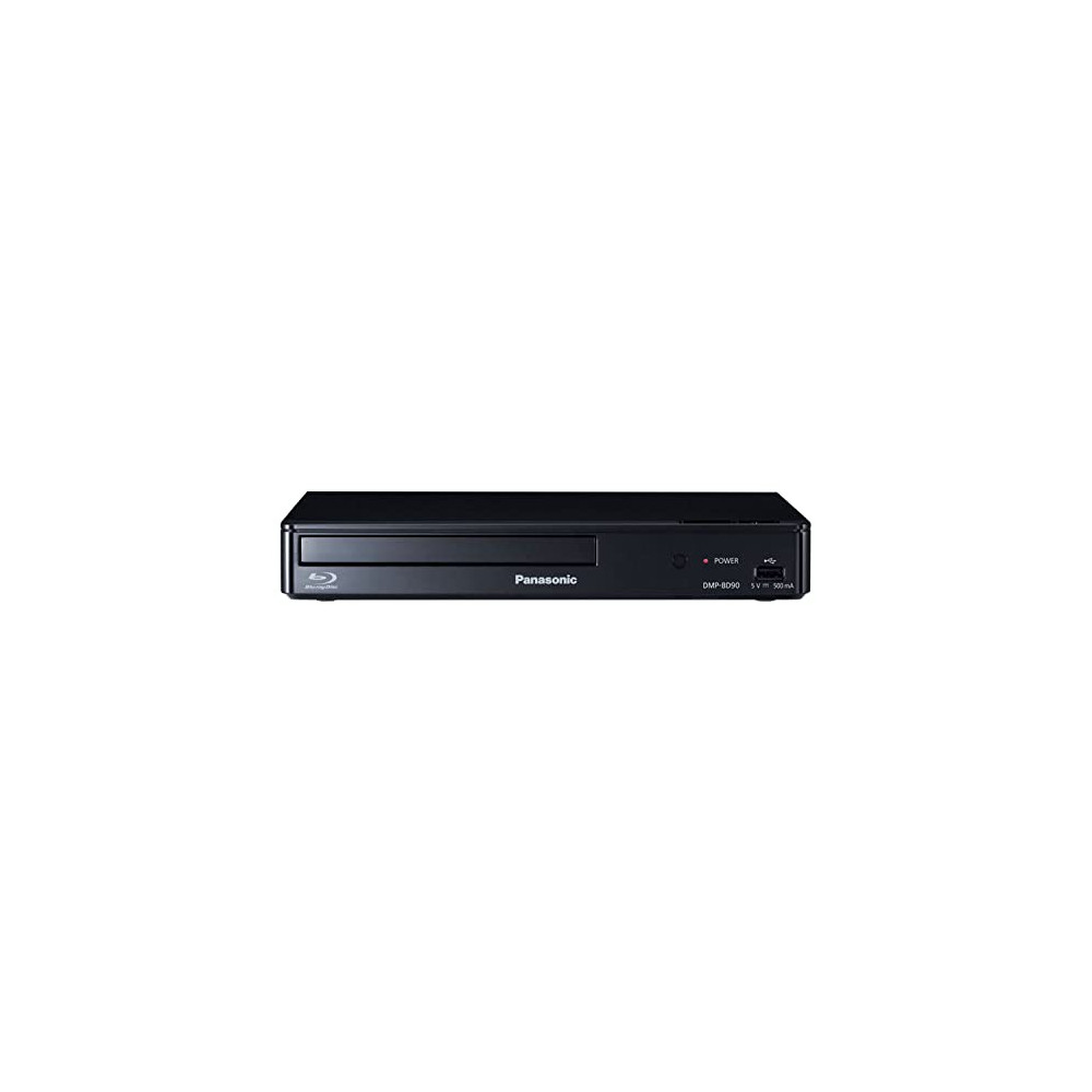 Panasonic Blu Ray DVD Player with Full HD Picture Quality and Hi-Res Dolby Digital Sound, DMP-BD90P-K, Black