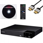 Sony BDP-BX370 / BDP-S3700 Blu-Ray Disc Player with Built-in Wi-Fi + Remote Control + NeeGo High-Speed HDMI Cable W/Ethernet 