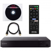 Sony BDP-S6700 4K Upscaling 3D Streaming Blu-Ray Disc Player with Built-in Wi-Fi + Remote Control + NeeGo HDMI Cable W/Ethern
