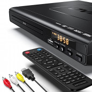 DVD Players for TV with HDMI, DVD Players That Play All Regions, Simple DVD Player for Elderly, CD Player for Home Stereo Sys
