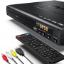 DVD Players for TV with HDMI, DVD Players That Play All Regions, Simple DVD Player for Elderly, CD Player for Home Stereo Sys