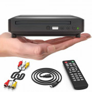 Ceihoit DVD Player HDMI for TV 1080P, Mini HD CD DVD Players for Home, HDMI and RCA Cable Included, USB 2.0, All Region Free,