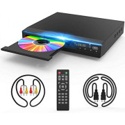 HD DVD Player, CD Players for Home, DVD Players for TV, HDMI and RCA Cable Included, Up-Convert to HD 1080p, All Region, Brea