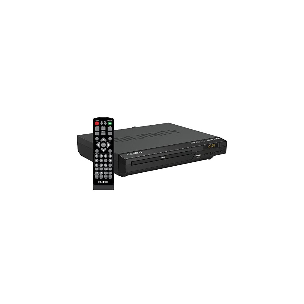 Majority DVD Player for TV | Multi Region HD 1080P DVD Player | HDMI or RCA AV Cable TV Connection | USB MP3 and CD Playback 