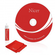 Nicer CD/VCD/DVD Player Cleaner Kit, Laser Lens Cleaning Disc with Double Brush Cleaning System, Set 2