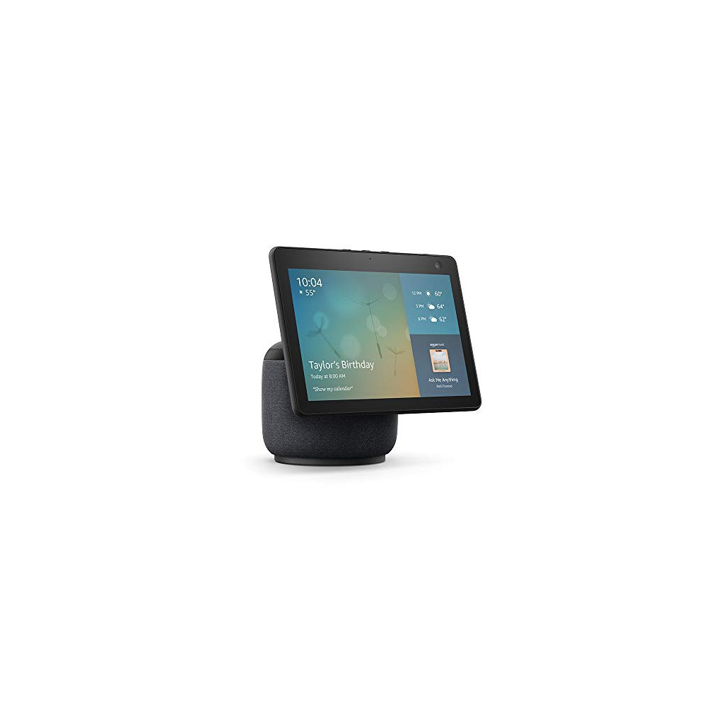 Echo Show 10  3rd Gen  | HD smart display with motion and Alexa | Charcoal