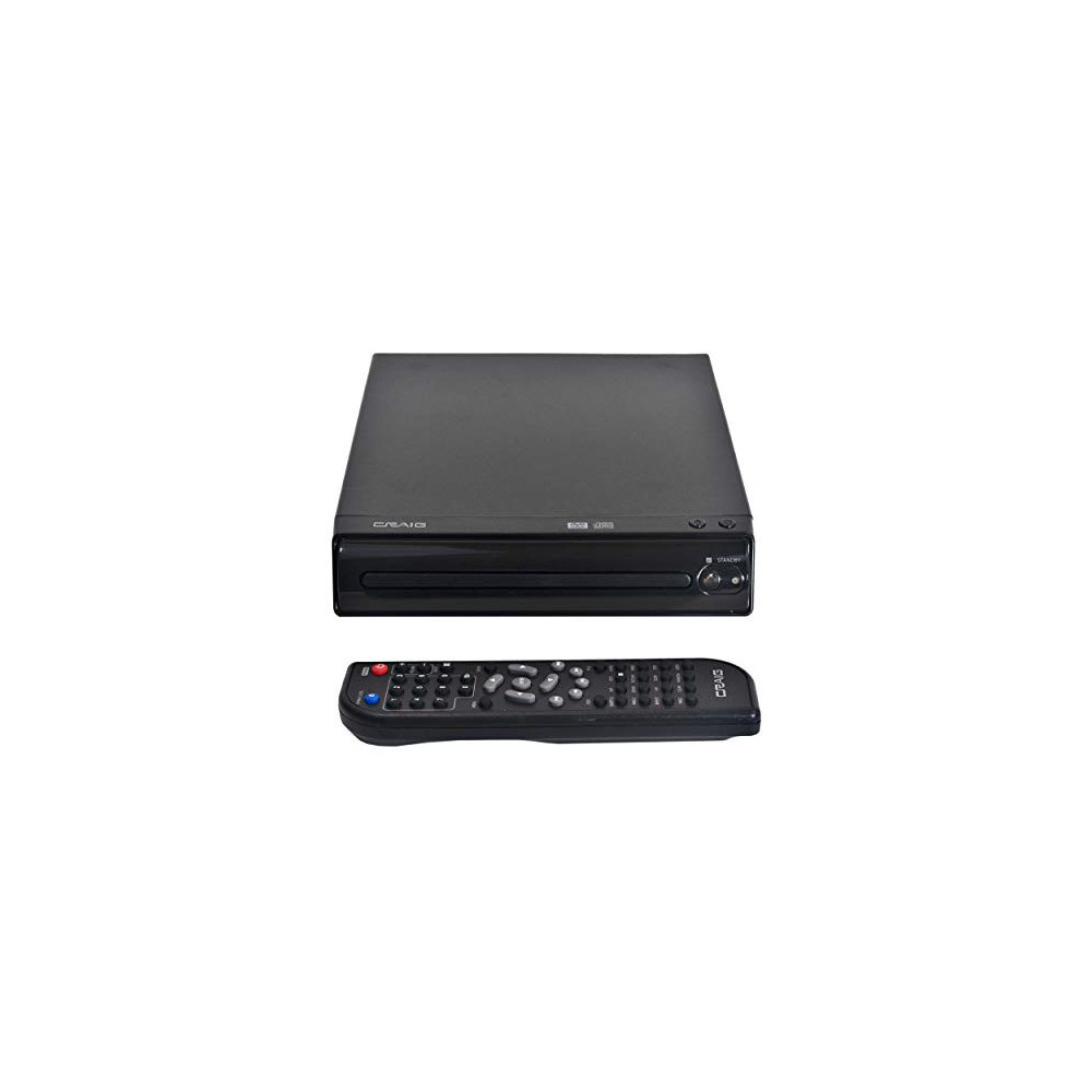 Craig Compact DVD/JPEG/CD-R/CD-RW/CD Player with Remote  CVD512a , Single