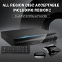 HD DVD Player, DVD Players for TV, All Region Free DVD Players with Dual Microphone Jack HDMI & RCA Output, Support USB Input