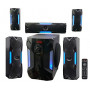 Rockville HTS56 1000w 5.1 Channel Home Theater System/Bluetooth/USB+8" Subwoofer, Black