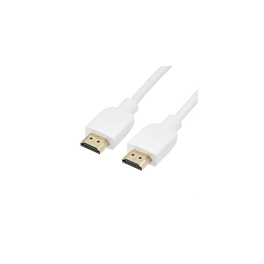 Amazon Basics CL3 Rated High-Speed HDMI Cable  18 Gbps, 4K/60Hz  - 6 Feet, White