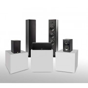 Polk Audio T Series 5 Channel Home Theater Bundle | Includes Two  2  T15 Bookshelf, One  1  T30 Center Channel & Two  2  T50 