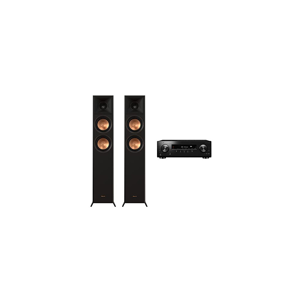 Klipsch Reference Premiere RP-500OF II 2.0.0 Premium Home Theater Speaker System in Ebony with Pioneer VSX-534 5.2 Channel AV